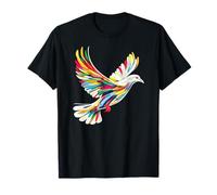 Colombe en Blanc Pigeon de la Ville Ramier Blanc Colombes T-Shirt