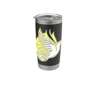 Colombe Oiseau Paix Gobelet isotherme en acier inoxydable double paroi