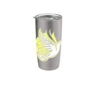 Colombe Oiseau Paix Gobelet isotherme en acier inoxydable double paroi