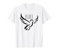 Colombe Oiseau Paix T-Shirt Graphique avec Valeur