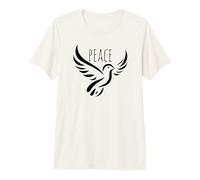 Colombe Oiseau Paix T-Shirt Haut de Gamme