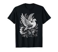 Colombe Photographe Forêt Ailes Faune Nature T-Shirt