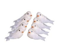 Colombes décoratives - RAYHER - 3 x 1,5 x 1,2 cm - Pailletées - Intérieur - Mixte