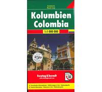 Colombia 1/1 000 000 Edition trilingue allemand-anglais-français - Collectif - Freytag Et Brendt - broché - Atlas / carte