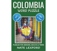 Colombia Word Search Puzzle Book: Word Searches with Easy to Read Print about Colombia, South America, The Emerald Country and more | 6x9 inches, 110 ... Gifts for Vacations, Holidays and Free Times