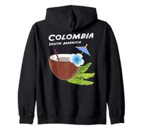 Colombie Amérique du Sud Noix de Coco Medellin Cali Souvenir Sweat à Capuche