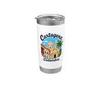 Colombie Carthagène Gobelet isotherme en acier inoxydable double paroi