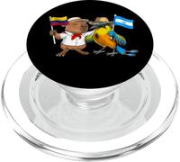 Colombie El Salvador Racines Drapeau Colombien Fier Héritage PopSockets PopGrip pour MagSafe