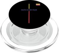 Colombie Faith Over Fear Drapeau chrétien Amérique du Sud Couleur PopSockets PopGrip pour MagSafe