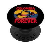 Colombie Forever Proud Latino Roots, Travel Culture & Vibes PopSockets PopGrip Adhésif