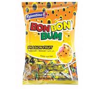 Colombina Bon Bon Bum Sucettes Goût Fruit de la Passion, 408g