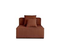 Colombine - module d'assise - en velours côtelé - Terracotta Terracotta G