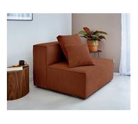 Colombine - module d'assise - en velours côtelé - Terracotta