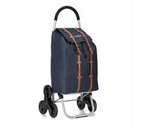 Chariot de courses DAKAR 3 BLEU 6 ROUES 36X7X90 Cm Capacité 30kg Étanche