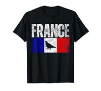 Colombophile Français Drapeau de la France Pigeon Voyageur T-Shirt