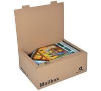 Colompac Boîte d'expédition postale X Large 46 x 33,5 x 17,5 cm Gris
