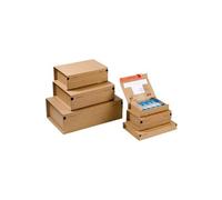 ColomPac - Carton d'expédition "POST", taille: M, marron