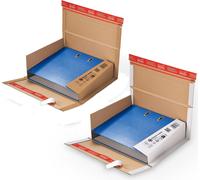 ColomPac carton d'expédition pour classeurs CP055.51 290x320x35-80mm blanc