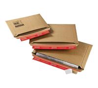 ColomPac Pochette d'expédition en carton ondulé 360x250x50 marron remplissage transversal