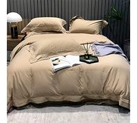 Colon Brossé Pure à Quatre Parties Broidered Cotton Couvrette de literie épaisse Taille: (Couleur 1,5 m)