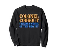 Colonel Cookout Commander Of The BBQ Pit Fumoir Barbecue Sweatshirt