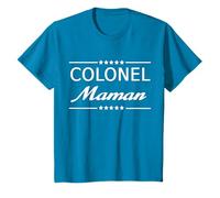Colonel Maman Femme Militaire Humour Mère Obéir Discipline T-Shirt
