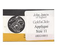 Colonial Aiguille Doré n Glide Applique à la Main Aiguilles, Taille 11, 10-Pack