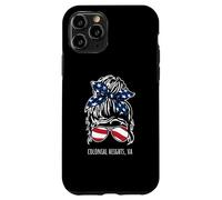 Colonial Heights VA Messy Hair Bun Ribbon Lunettes de Soleil Coque pour iPhone 11 Pro