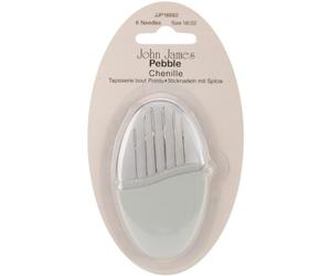 Colonial Needle Galets Aiguilles Chenille, Taille 18/22, Lot de 6