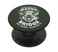 COLONIE DE Chauves-Souris DE Waugh Bridge, Houston, Texas Design PopSockets PopGrip Adhésif