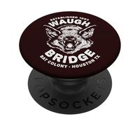 COLONIE DE Chauves-Souris DE Waugh Bridge, Houston, Texas Design PopSockets PopGrip Adhésif