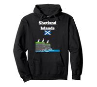 Colonie de macareux des îles Shetland Mer Falaises Souvenir de l'Écosse Sweat à Capuche
