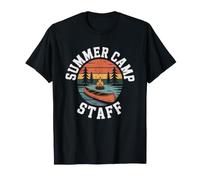 Colonie De Vacances Moniteur Feu Camp Personnel T-Shirt