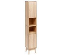 5five Colonne 2 portes Abana 2 niches bois clair