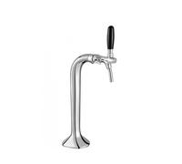 Colonne à bière, chromé, 1 ligne, élégante