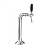 Colonne À Bière - Ich-Zapfe.De - Chromée - 1 Ligne - Refroidissement Associé - Entrée Inox 8 Mm