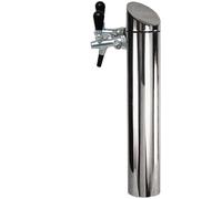 Colonne à bière - Modèle Tower, brossé mat, 2 lignes