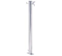 vidaXL Colonne d'eau de jardin Inox 100 cm – Robuste, résistante à la corrosion, pratique
