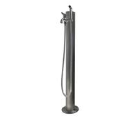 Colonne À Eau De Jardin Autoportante, Colonne d'eau De Jardin Cylindrique en Acier Inoxydable, Bouche d'incendie de Tuyau d'eau de Fissure Antigel Extérieure(95 * 8.9cm/37.4 * 3.5in)