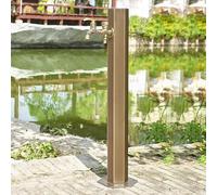 Colonne À Eau de Jardin, Fontaine a eau Résistant au Gel, Fontaine Exterieure de Jardin, Avec Tuyau de Pistolet Pulvérisateur et Support, Pour L'irrigation et Le Lavage du Jardin(Gold,86cm/34in)