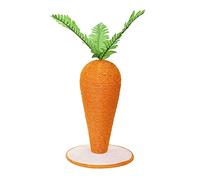 Colonne à gratter faite à la main avec base ferme, décoration d'intérieur pour tapis à gratter, design en forme de nourriture