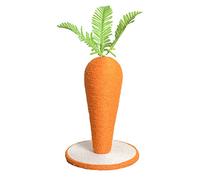 Colonne à gratter faite à la main avec base ferme, décoration d'intérieur pour tapis à gratter, design en forme de nourriture