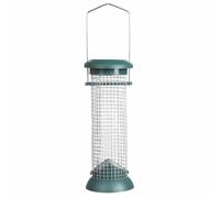 Colonne à Nourriture pour Noix 24cm Mangeoire Maison D'Oiseaux Jardin Top