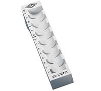 Wedo Plateau de pièces de monnaie EURO 0,20 Gris clair P/N 160 790037