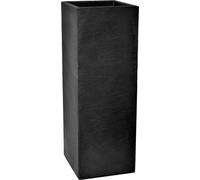 Colonne à plantes Kubus 80cm en plastique anthracite