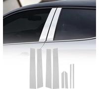 Colonne B Habillage des montants de porte pour Hyundai i10 2020-2025 Acier inoxydable argent 8pcs