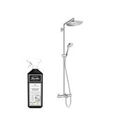 Colonne bain douche thermostatique Croma Select S 280 chromée + nettoyant Briochin