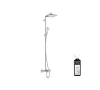 Colonne bain douche thermostatique Crometta E 240 chromé + nettoyant Briochin