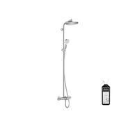 Colonne bain douche thermostatique Crometta S 240 chromé + nettoyant Briochin