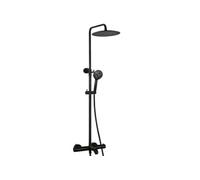 Colonne bain douche thermostatique Ruby Noir Mat